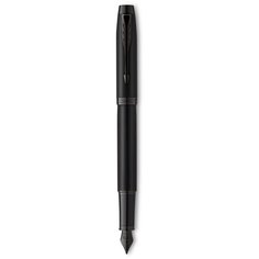 Ручка перьевая Parker IM Achromatic 2127741 Matt Black F перо сталь нержавеющая подар. кор.
