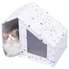 Домик для кошек с когтеточкой Xiaomi Furrytail Little House Scratch Board