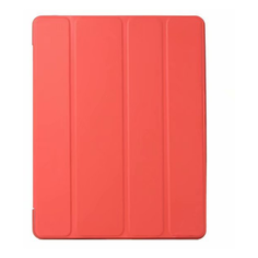 Чехол-обложка MyPads для iPad 2 (2011) / iPad 3 (2012) / iPad 4 (2012) - A1395, A1396, A1397, A1416, A1430, A1403, A1458, A1459, A1460 тонкий умный кожаный на пластиковой основе с трансформацией в подставку красный