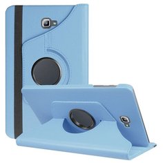 Чехол-подставка MyPads для Dell Venue 7 на пластиковой основе кожаный поворотный роторный оборотный с трансформацией в подставку бирюзовый