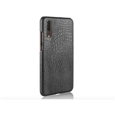 Чехол-накладка Mypads на HTC One M8/ M8 Dual Sim тонкий задний бампер на пластиковой основе с отделкой под кожу крокодила черный