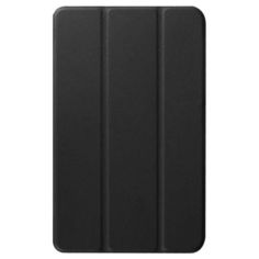 Чехол-обложка MyPads для Acer One 8 B1-820/821 тонкий умный кожаный на пластиковой основе с трансформацией в подставку черный