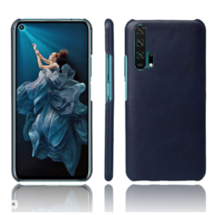 Чехол-панель-накладка MyPads для Huawei P30 Lite / Huawei Nova 4E на пластиковой основе обтянутая импортной эко-кожей синий