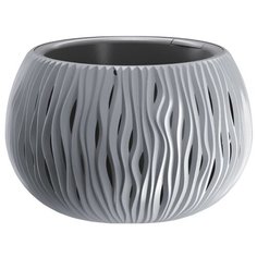 Кашпо Prosperplast Sandy Bowl, 23.8х16.1 см серый