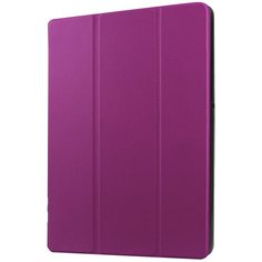 Чехол-обложка MyPads для Samsung Galaxy Tab A 2016 7.0 SM-T285/ T280 / T280N / T288 / T285C" тонкий умный кожаный на пластиковой основе с трансформацией в подставку фиолетовый