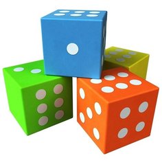 Мягкий игровой комплекс ROMANA 04.95.03, зеленый/голубой/желтый/оранжевый