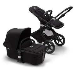 Универсальная коляска Bugaboo Fox 2 complete 2 в 1, black/black, цвет шасси: черный