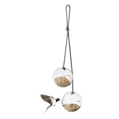 Кормушка для птиц подвесная 2 шт, прозрачная, 571019, EVA SOLO