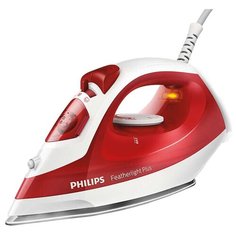 Утюг Philips GC1425/40 Featherlight Plus красный/белый