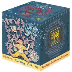 Чай QUEEN LANKA "ЭРЛ грей", отборный крупнолистовой цейлонский чай с натуральным маслом бергамота. Сделан на основе стандарта ОРА, 75 гр