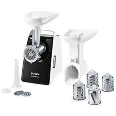 Мясорубка Bosch MFW3X14B белый/черный