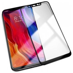 Защитное закаленное стекло Lava для Xiaomi Mi 8 (Сяоми Ми 8), Full Glue (полная проклейка)