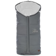 Конверт-мешок Nuovita Siberia Lux Bianco меховой 90 см серый