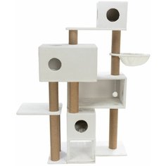 Домик для кошки Trixie Catarina, 125*67*188 см, белый