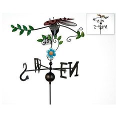 Фигура декоративная для сада (флюгер) "Летняя фантазия", 34x31x102 см ENS