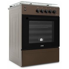 Комбинированная плита ARTEL APETITO 01-E, цвет коричневый Артель