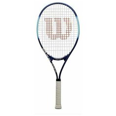 Ракетка теннисная Wilson Tour Slam Lite Gr2, арт.WRT30210U2,для любит, алюминий, со струнами, сине-голубая