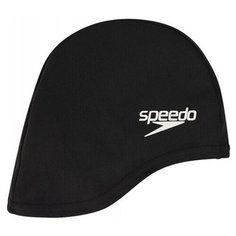 Шапочка для плавания детская SPEEDO Polyester Cap Jr , арт.8-710110001, черный, полиэстер