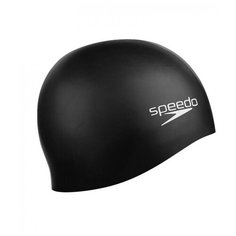 Шапочка для плавания SPEEDO Plain Flat Silicone Cap , арт.8-709900001, черный, силикон