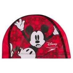 Шапочка для плавания детская SPEEDO Printed Pace Cap Jr , арт.8-11307C872, красно-белый, полиэстер