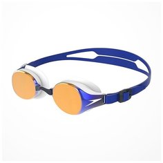 Очки для плавания SPEEDO Hydropure Mirror , арт.8-126688136, зеркальные линзы, синяя оправа