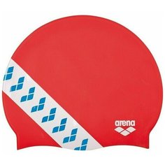 Шапочка для плавания ARENA Team Stripe Cap , арт.001463477, красный, силикон