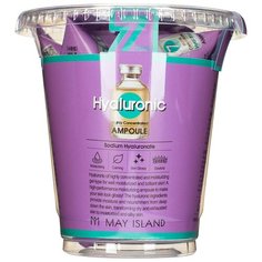 Высококонцентрированная ампульная сыворотка с гиалуроновой кислотой, 3г*12шт, May Island