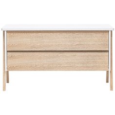 Комод Leset Сканди 2 ящика, Дуб/Молочный дуб