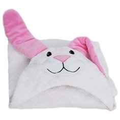 BabyBunny Полотенце Зайчик с ушками банное 65х125 см белый