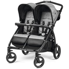 Прогулочная коляска для двойни Peg-Perego Book For Two, cinder