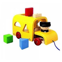 Деревянный сортер Plan Toys "Автобус" (5121)