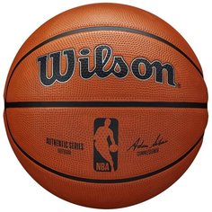 Мяч баскетбольный WILSON NBA Authentic, арт.WTB7300XB07, р.7, резина, оранжевый