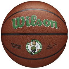 Мяч баскетбольный WILSON NBA Boston Celtics, арт.WTB3100XBBOS р.7, синтетическая кожа (композит), коричневый