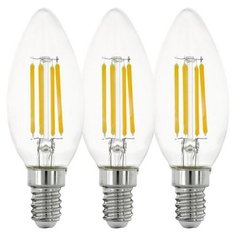 Лампочка светодиодная филаментная Lm_led_e14 12811 комплект - 3 шт. (Eglo)