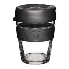 Кружка с крышкой Brew 340 мл для кофе с собой многоразовая, black Keep Cup