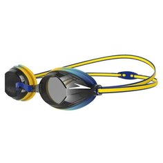 Очки для плавания детские SPEEDO Vengeance Jr , арт.8-11323D653, дымчатые линзы, жел-гол оправа