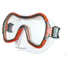 Маска для плав. Salvas Viva Sr Mask , арт.CA535S1RYSTH,закален.стекло, силикон, р.Senior, красный