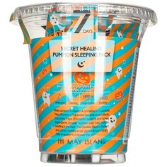 Успокаивающая ночная маска с экстрактом тыквы, 5g*12pcs, May Island