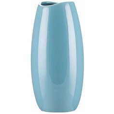 Ваза декоративная TODI керамика (11х11х24 см цвет: голубой