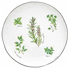 Тарелка обеденная Easy Life Herbarium без инд.упаковки, фарфор, 26 см (EL-R2200_HERU)