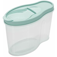 Контейнер для сыпучих продуктов "Альто" 1,4л бирюзовый Martika