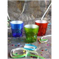 Набор стаканов Cerve "Голливуд" охра, зелёный, синий 269 мл 3 шт