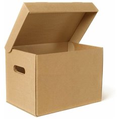 Короб №3 архивный А3 RUSSCARTON, 480х325х295 мм, Т-24Ц бурый