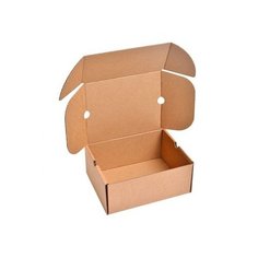 Короб обувной для хранения и переезда RUSSCARTON, 300х240х130 мм, Т-23 бурый