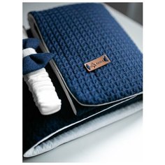 Плед Akella "Бантик" цв.тёмно-синий АК1210117