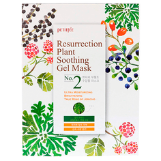 Маска для лица тканевая Petitfee увлажняющая для тусклой и уставшей кожи - Resurrection Plant Soothing Gel Mask