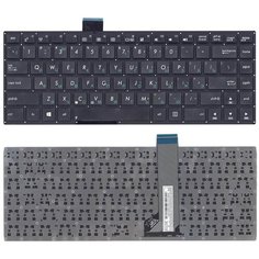 Клавиатура для ноутбука Asus 0KNB0-4107RU00 черная без рамки, плоский Enter Sino Power