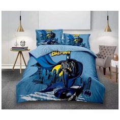 Комплект детского постельного белья 1,5 Carolina спальный, Batman,50x70