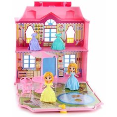 Veld Co игровой дом с куклами 109348, розовый