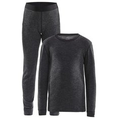 Комплект детский Craft Merino Lightweight 998000, Серый меланж, 98-104
